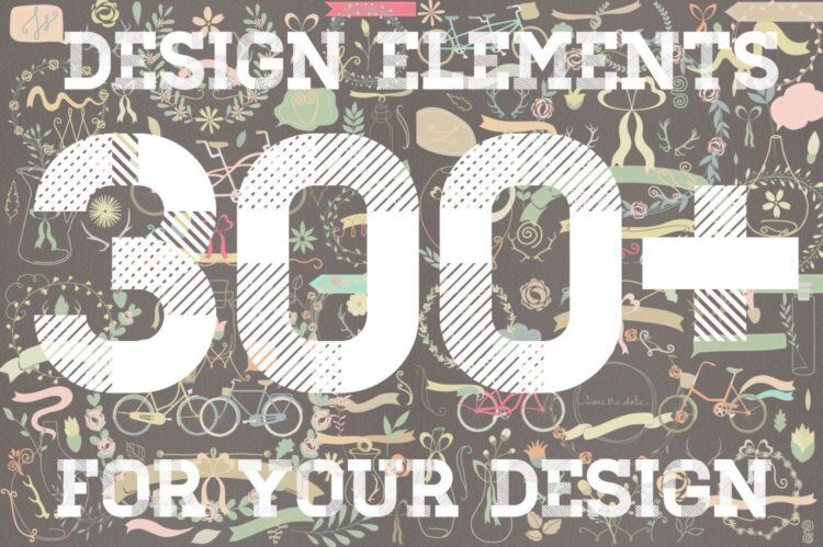 16300+ Graphic Elements Giant Bundle | 平面设计矢量素材合集 - GFXHUB