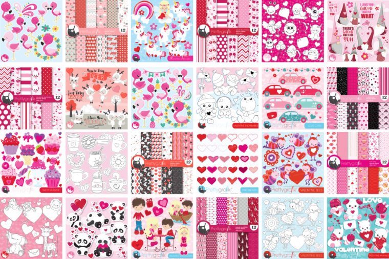 1500合1情人节超级套装 Valentine Mega Bundle - 1500 in 1