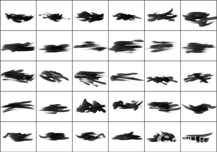 Photoshop水彩画笔套装 Watercolor Brush Bundle Vl 03