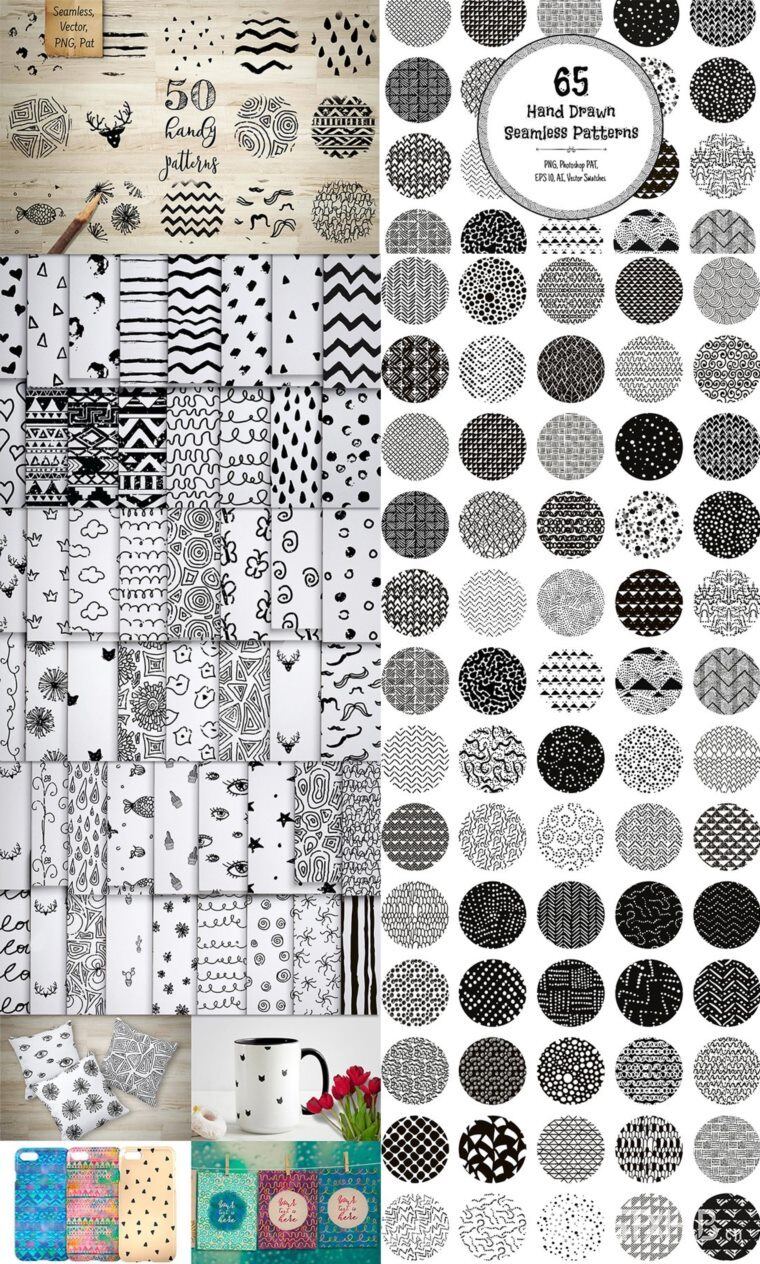 5300多种花卉字母组合图案插画画笔徽标模板图标水彩画等图形元素 5300 in 1 - Graphic Bundle