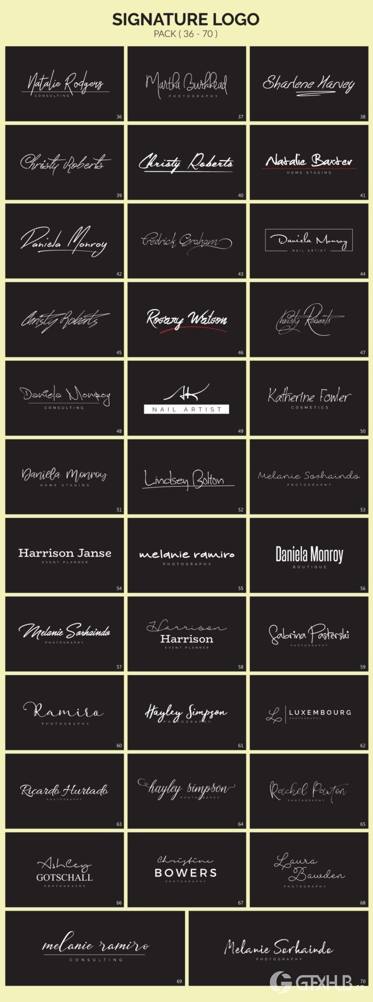 640个预制logo商标超级捆绑包 640 Premade Logos Mega Bundle