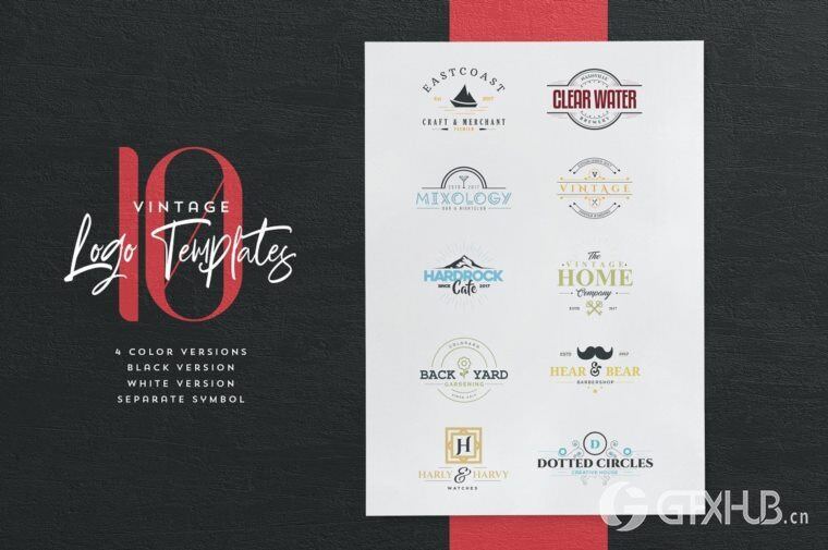 600个logo商标模板合辑 Mega Bundle - 600 Logo Templates