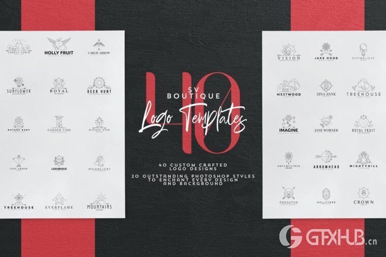 600个logo商标模板合辑 Mega Bundle - 600 Logo Templates