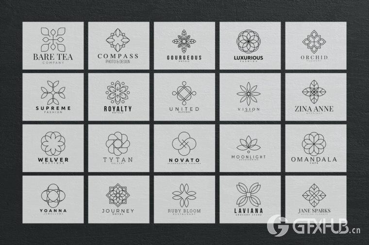 600个logo商标模板合辑 Mega Bundle - 600 Logo Templates