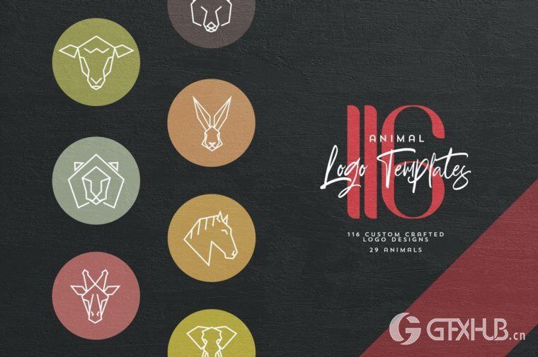 600个logo商标模板合辑 Mega Bundle - 600 Logo Templates