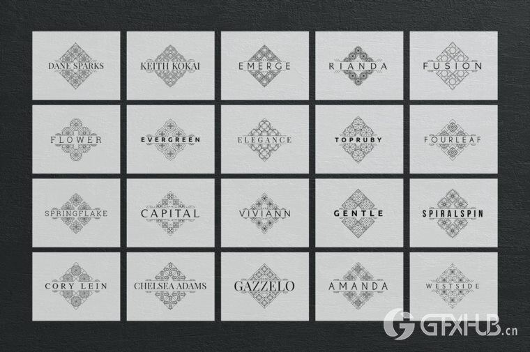 600个logo商标模板合辑 Mega Bundle - 600 Logo Templates
