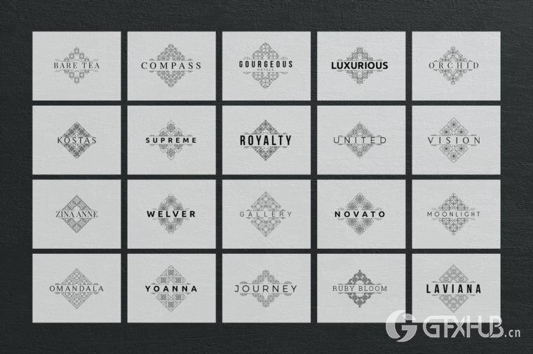 600个logo商标模板合辑 Mega Bundle - 600 Logo Templates