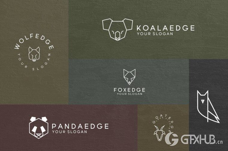 600个logo商标模板合辑 Mega Bundle - 600 Logo Templates