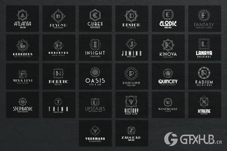 600个logo商标模板合辑 Mega Bundle - 600 Logo Templates