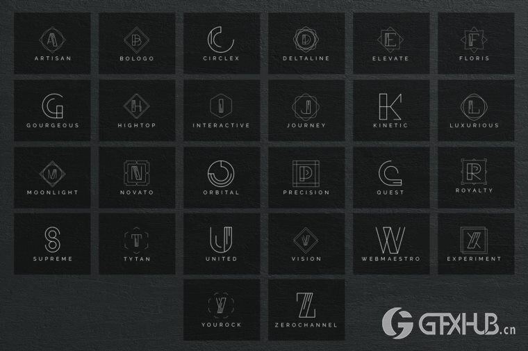 600个logo商标模板合辑 Mega Bundle - 600 Logo Templates