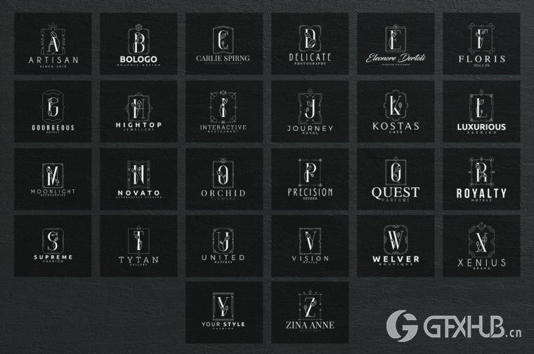600个logo商标模板合辑 Mega Bundle - 600 Logo Templates
