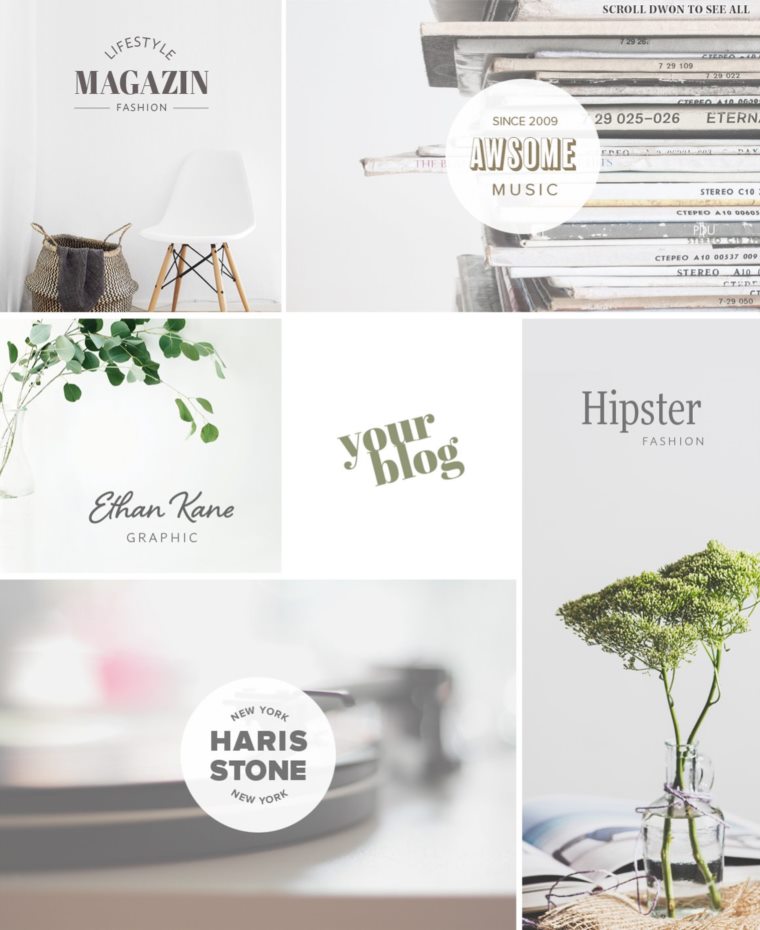 200个版式商标合辑包 200 Typography Logos Bundle