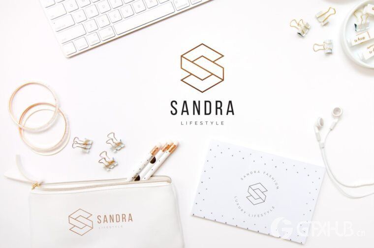 300个几何预制logo标志合辑包 300 Geometric Premade Logo Bundle