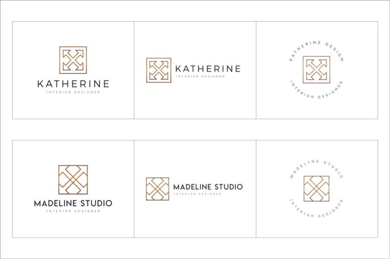 300个几何预制logo标志合辑包 300 Geometric Premade Logo Bundle
