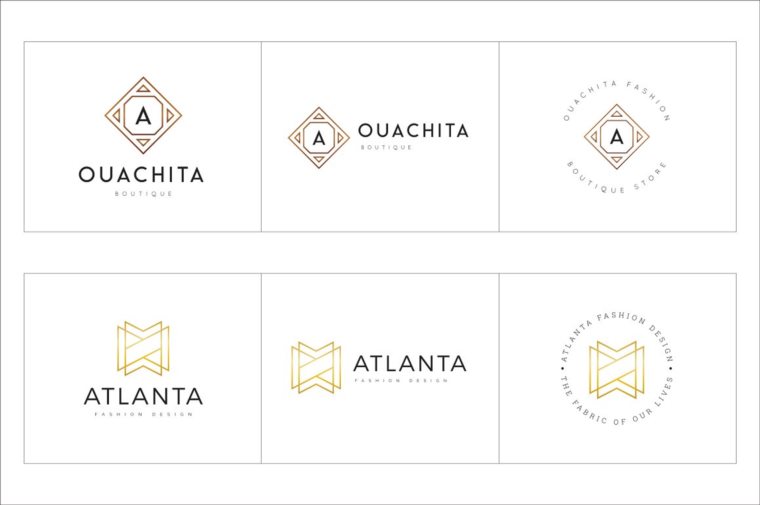 300个几何预制logo标志合辑包 300 Geometric Premade Logo Bundle