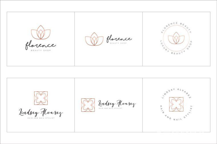 300个几何预制logo标志合辑包 300 Geometric Premade Logo Bundle