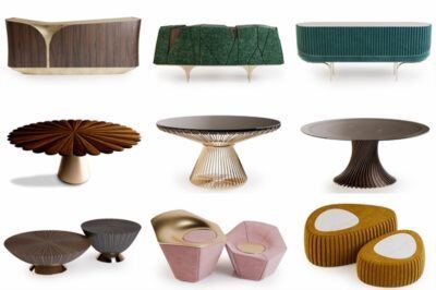 国外品牌家具40个边柜桌子茶几3D模型合集(MAX\OBJ\DWG格式)