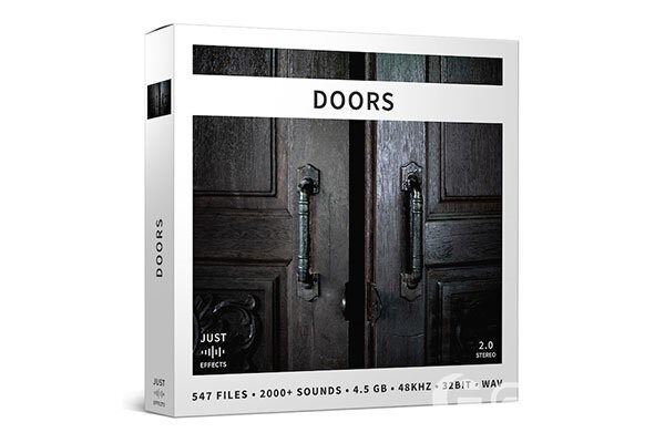 木头门玻璃门金属门敲门声汽车门等门的音效 Just Sound Effects - Doors