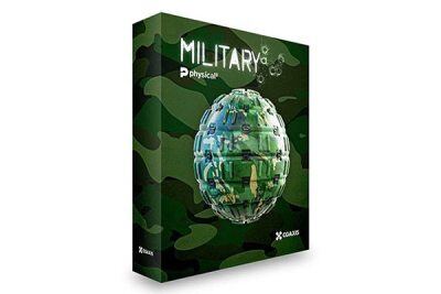 100个军事和战争PBR纹理集合 CGAxis – Physical 3 Military PBR 4K