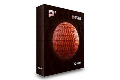 100种4K高清PBR屋顶瓦片纹理贴图 CGAxis – Physical 4 Roofs PBR Textures 4K