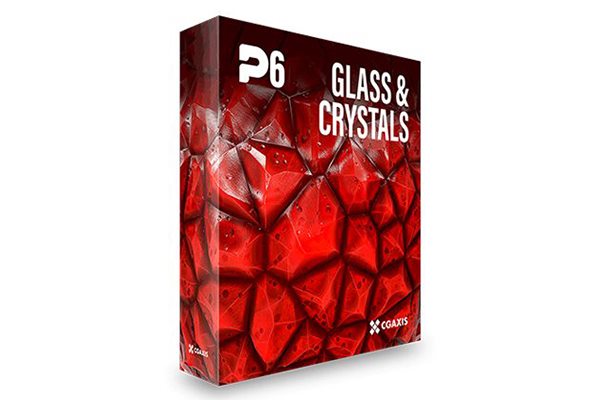 100种8k透明玻璃彩色玻璃和透明水晶PBR贴图 CGAxis - Physical 6 Glass and Crystals PBR Textures 8k