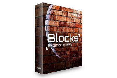 100种8k砖墙PBR纹理贴图 CGAxis – Blocks Exterior Brick Walls PBR Textures