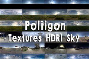 8K HDRI全景天空集合 Poliigon – Textures HDRI Sky Collection