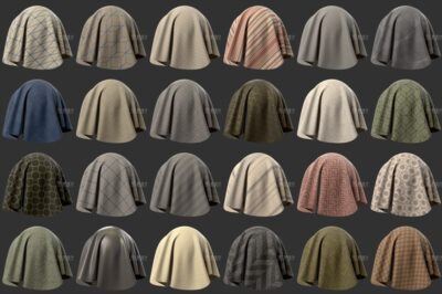 165个6K纺织布料PBR超清无缝贴图 Poliigon – 165 Fabric Textures 6K