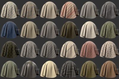 165个6K纺织布料PBR超清无缝贴图 Poliigon – 165 Fabric Textures 6K
