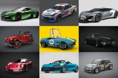 97套汽车3D模型合辑 Car 3D Models Bundle 1 January 2023