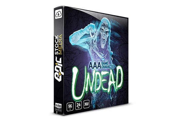 游戏角色亡灵 416个战斗呐喊、欢呼、咆哮、干咳等音效 Epic Stock Media - AAA Game Characater Undead