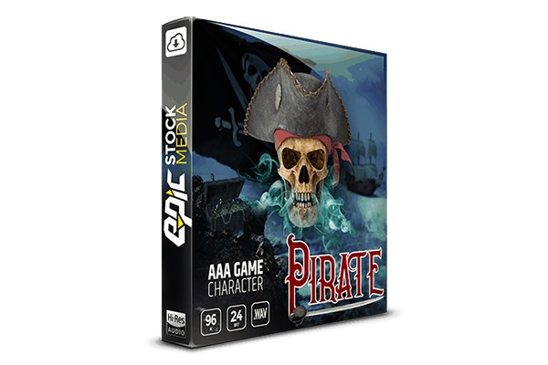 游戏角色海盗 411海盗主题奇幻角色音效 Epic Stock Media - AAA Game Character Pirate