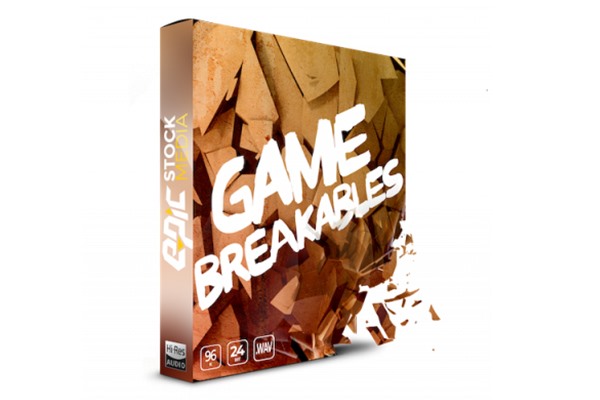 530种游戏易碎品 木头、金属、冰、岩石、陶瓷、魔法等破坏音效 Epic Stock Media - Game Breakables – Sounds of Destruction & Breaking Things