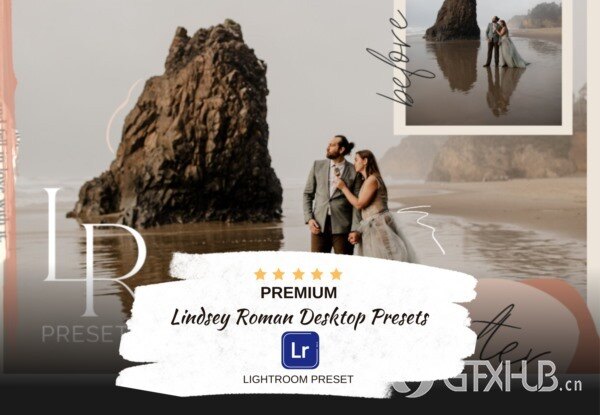 Lindsey Roman Desktop Presets 温暖、柔和和罂粟花色的预设