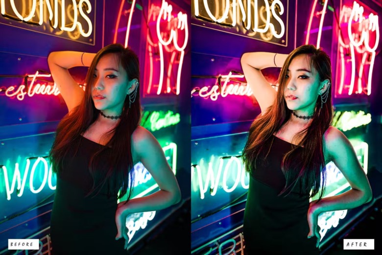 15 Shiny Night Lightroom Presets 15个夜景LR预设