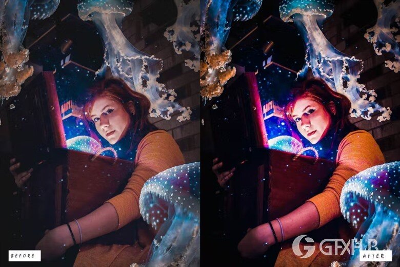 15 Shiny Night Lightroom Presets 15个夜景LR预设