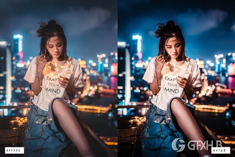 15 Shiny Night Lightroom Presets 15个夜景LR预设