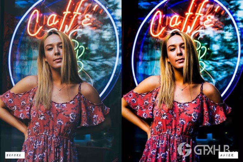 15 Shiny Night Lightroom Presets 15个夜景LR预设