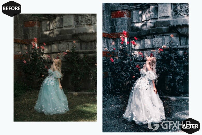 10 Lightroom Mobile Presets, Teal And Red Preset, Moody 10个蓝绿色和红色LR预设