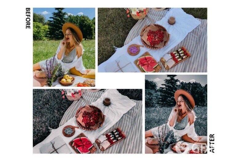 10 Lightroom Mobile Presets, Teal And Red Preset, Moody 10个蓝绿色和红色LR预设