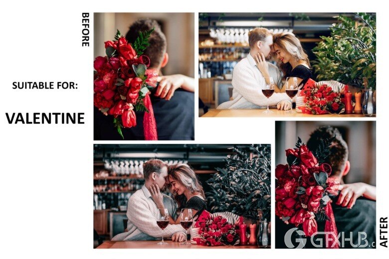 10 Lightroom Mobile Presets, Teal And Red Preset, Moody 10个蓝绿色和红色LR预设