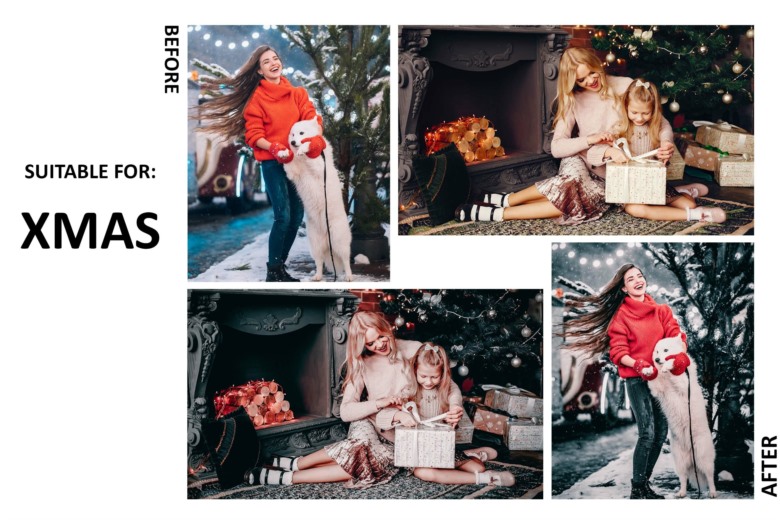 10 Lightroom Mobile Presets, Teal And Red Preset, Moody 10个蓝绿色和红色LR预设