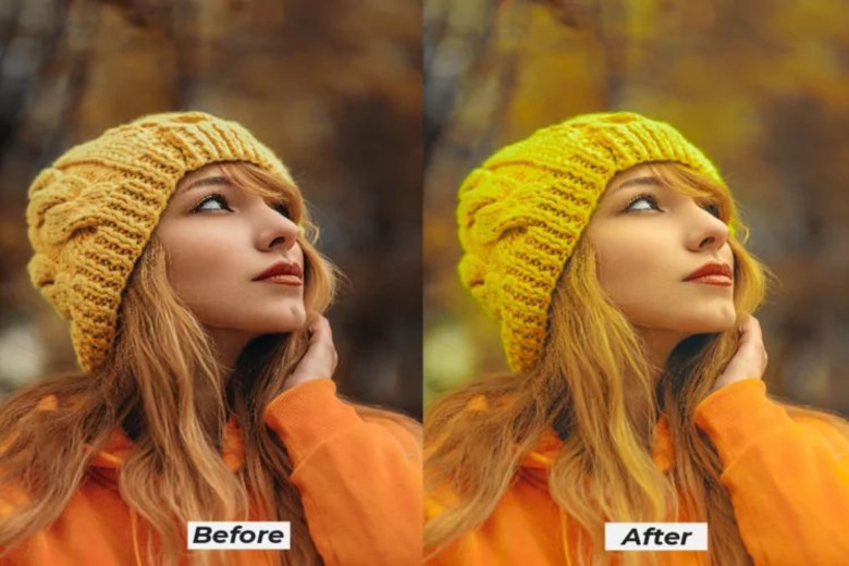 Hello Yellow lightroom presets for desktop and mobile 8种黄色色调LR预设