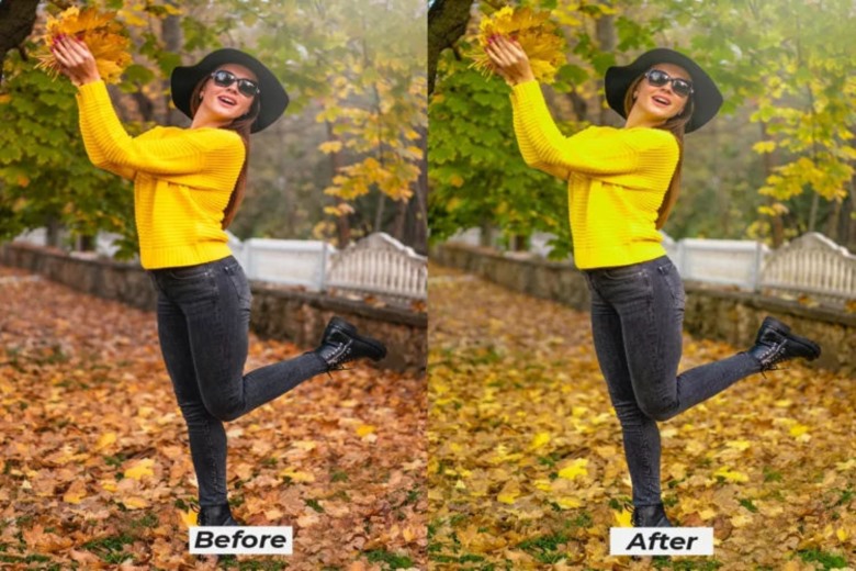 Hello Yellow lightroom presets for desktop and mobile 8种黄色色调LR预设