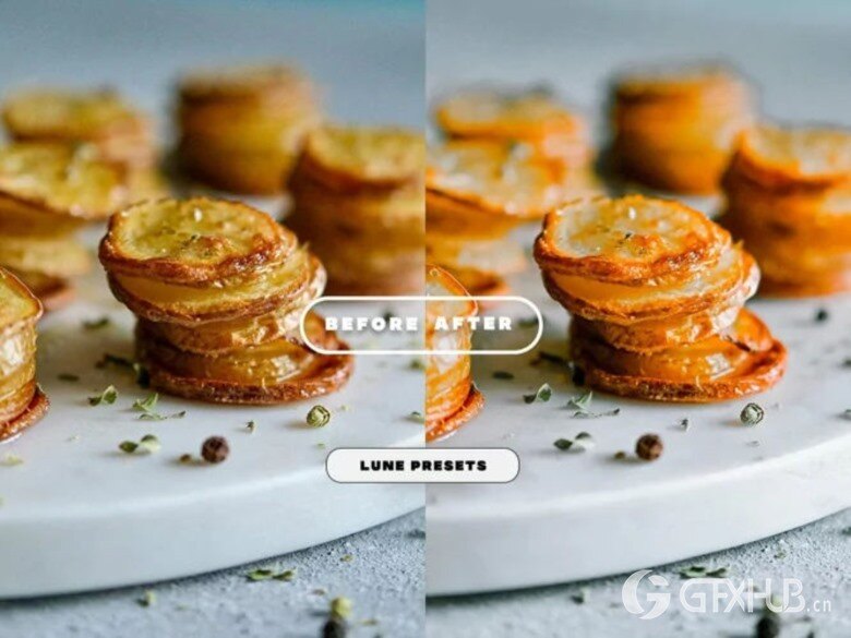 Yummy Food Lightroom Presets 12个美食LR预设