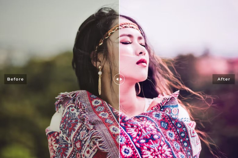 Rubellite Mobile & Desktop Lightroom Presets 粉色系LR预设