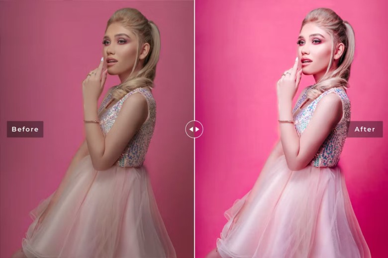 Rubellite Mobile & Desktop Lightroom Presets 粉色系LR预设