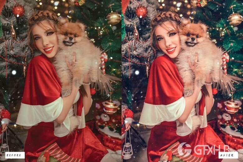 15 Christmas Lightroom Presets 15个圣诞Lightroom预设