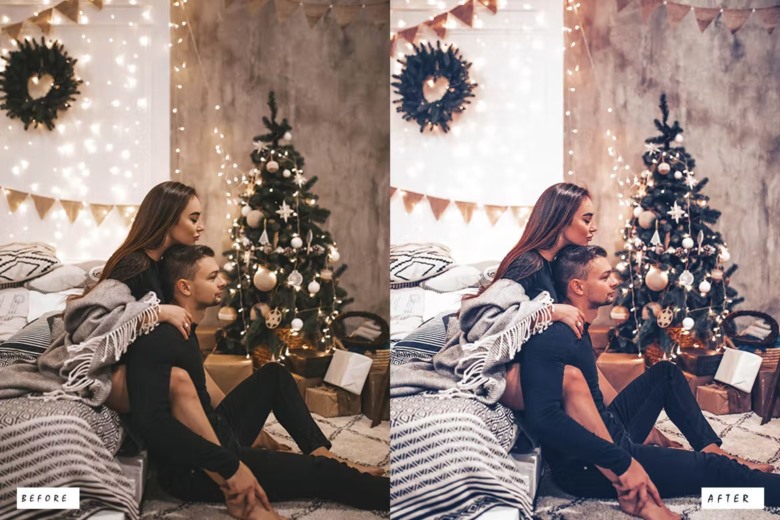 15 Christmas Lightroom Presets 15个圣诞Lightroom预设