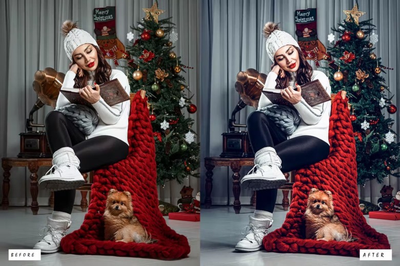 15 Christmas Lightroom Presets 15个圣诞Lightroom预设